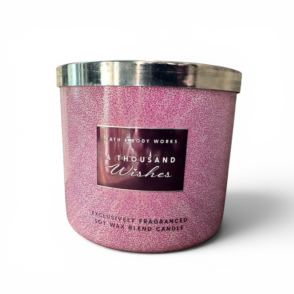 Bath & Body Works A Thousand Wishes 3 Wick Scented Candle 14.5oz Jar New